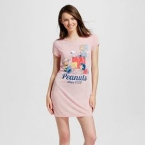 Women's Peanuts  T-Shirt Pink XL